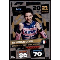 293 - Turbo Attax F1 2022 - Rennsieger - Esteban Ocon