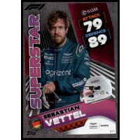 311 - Turbo Attax F1 2022 - Renn Superstar - Sebastian...