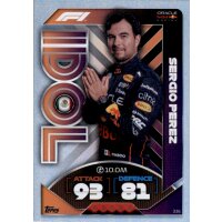 336 - Turbo Attax F1 2022 - Idole - Sergio Perez