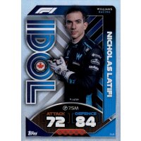 349 - Turbo Attax F1 2022 - Idole - Nicholas Latifi