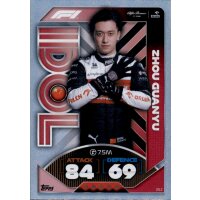 352 - Turbo Attax F1 2022 - Idole - Zhou Guanyu