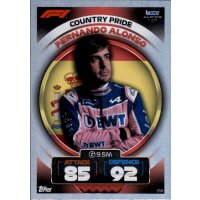 358 - Turbo Attax F1 2022 - Country Pride - Fernando Alonso