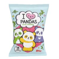 Topps - Pandas - I love Pandas - Sammelfiguren - 5 Tüten