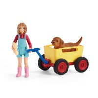 Schleich Farm World 42543 - Bollerwagen-Ausflug