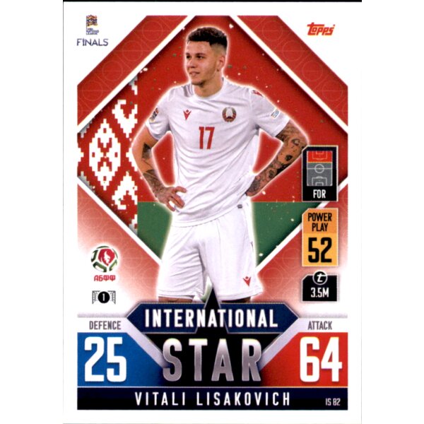IS82 - Vitaly Lisakovich - International Star - 2022