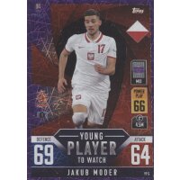 YP06 - Jakub Moder - Young Player to Watch - LILA FOIL -...