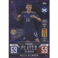 YP13 - Billy Gilmour - Young Player to Watch - LILA FOIL...