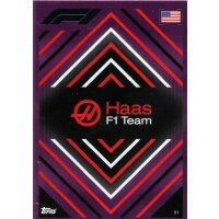 91 - Turbo Attax F1 2022 - CRYSTAL PINK - Haas F1 Team -...