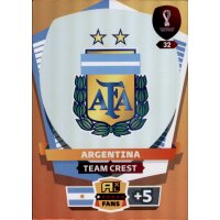 32 - Argentina  - Team Crest - WM 2022