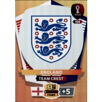 104 - England  - Team Crest - WM 2022
