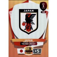 149 - Japan  - Team Crest - WM 2022