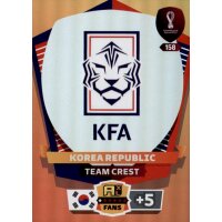 158 - South Korea  - Team Crest - WM 2022