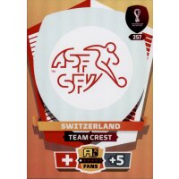 257 - Switzerland  - Team Crest - WM 2022