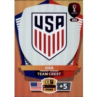 284 - USA  - Team Crest - WM 2022