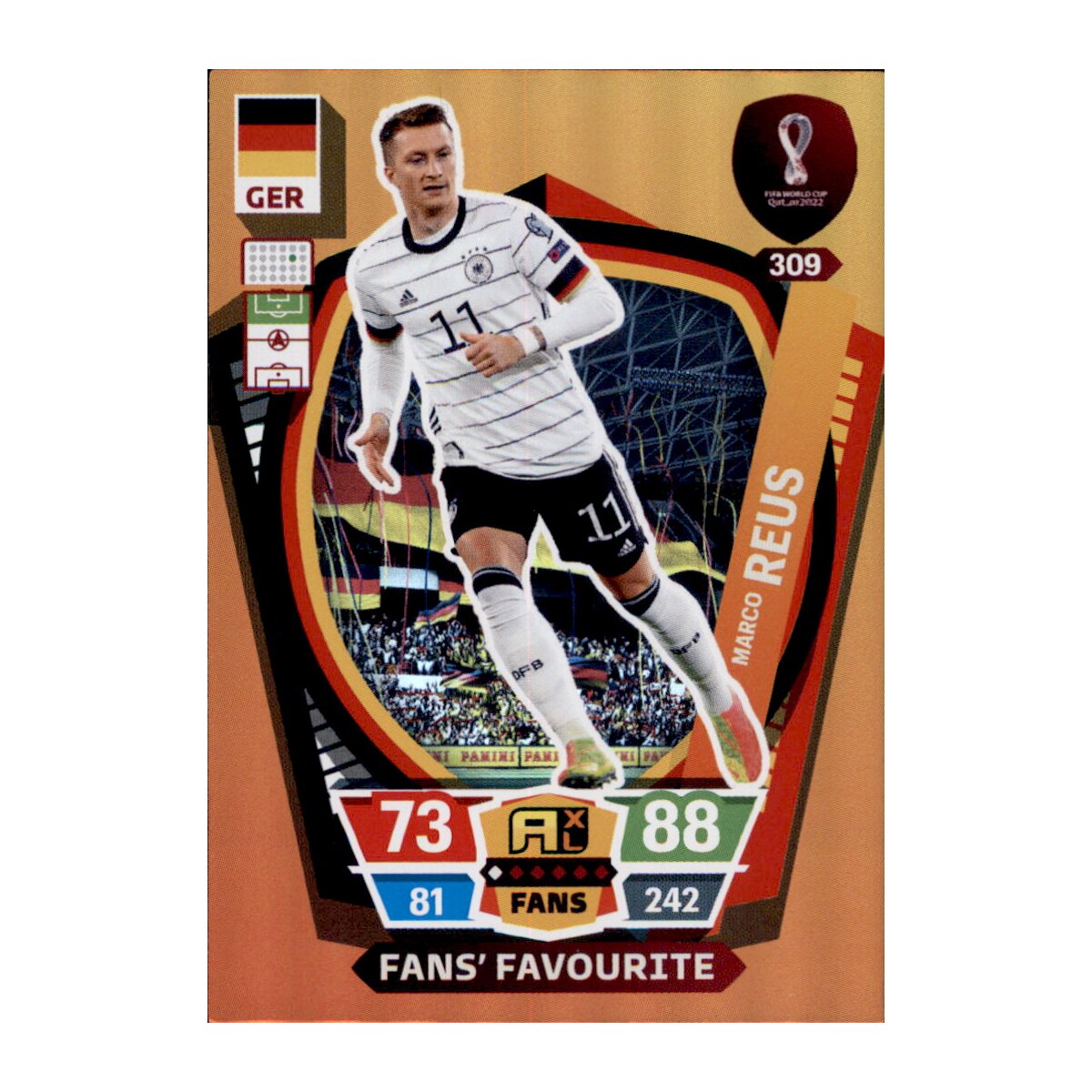 309 - Marco Reus - Fans Favourite - WM 2022, 1,99