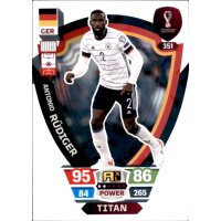 351 - Antonio Rüdiger - Titan - WM 2022