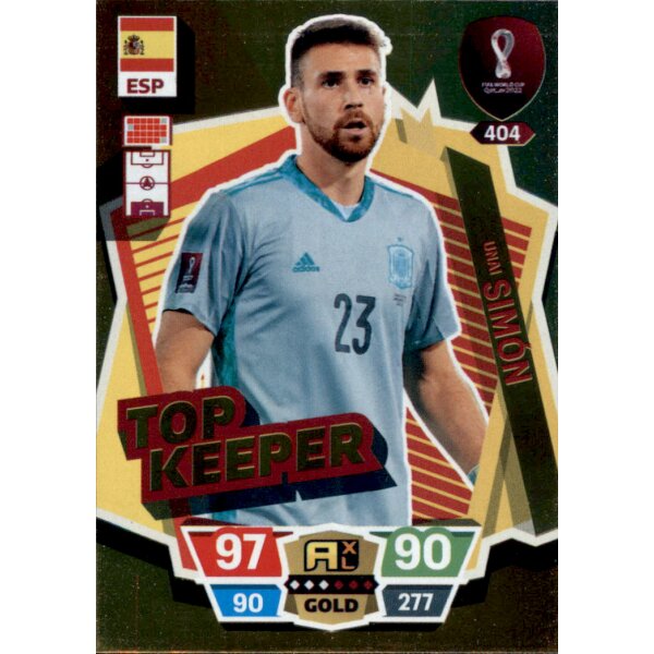 404 - Unai Simon - Top Keeper - WM 2022