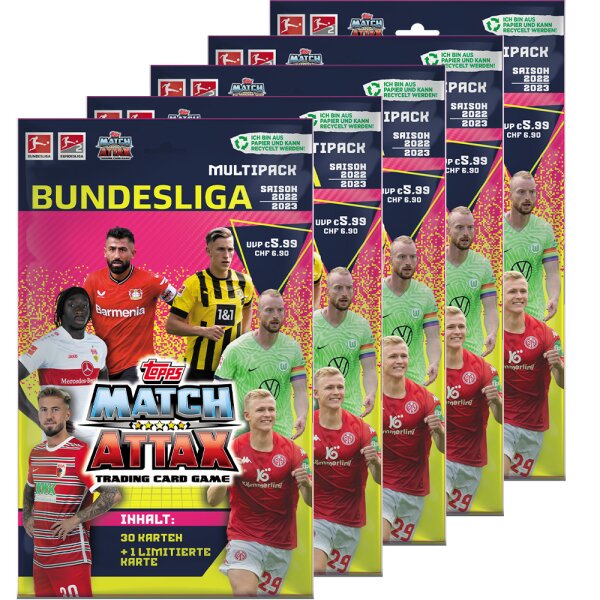 Topps Match Attax 2022/23 - 5 Multipack