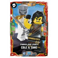 36 - Starkes Duo Legacy Cole & Zane - Helden Karte -...