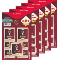 Panini WM 2022 Qatar Sammelsticker - 5 Multipacks