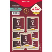 Panini WM 2022 Qatar Sammelsticker - 5 Multipacks