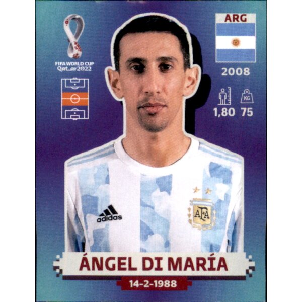 Panini WM 2022 Qatar - Sticker ARG11  - Angel Di Maria