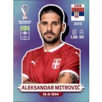 Panini WM 2022 Qatar - Sticker SRB18  - Aleksandar Mitrovic