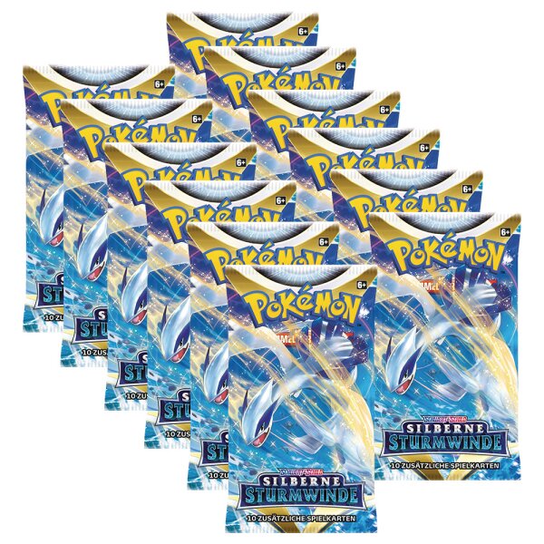 Pokemon - SWSH12 Silberne Sturmwinde - 12 Booster - Schwert & Schild 12 - Deutsch