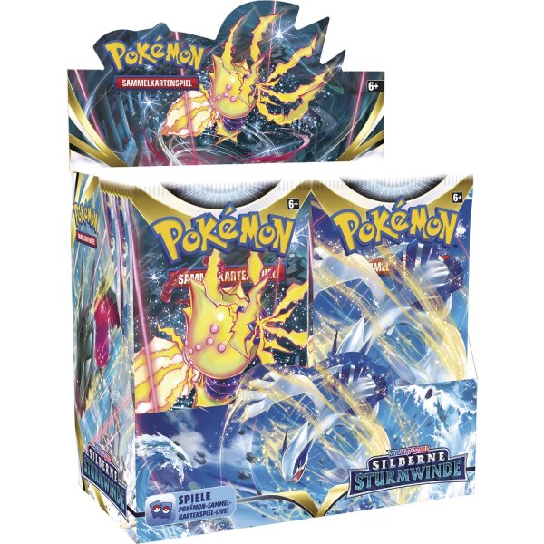 Pokemon - SWSH12 Silberne Sturmwinde - 1 Display - Schwert & Schild 12 - Deutsch