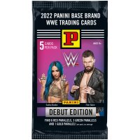 Panini - WWE Debut Edition 2022 - Trading Cards - 20 Booster