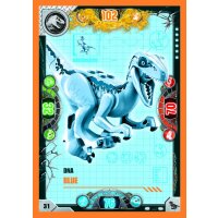 31 - DNA Blue - Dinosaurier Karte - Serie 2