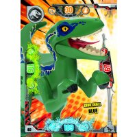 40 - Dino Duell Blue - Dinosaurier Karte - Serie 2