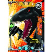 41 - Dino Duell Indoraptor - Dinosaurier Karte - Serie 2