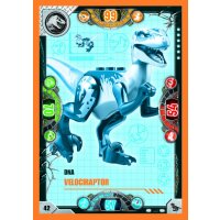 42 - DNA Velociraptor - Dinosaurier Karte - Serie 2