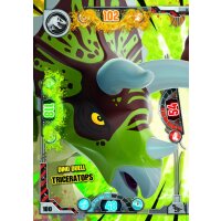 100 - Dino Duel Triceratops - Dinosaurier Karte - Serie 2