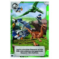 176 - Ausbruch von Gallimimuns und Pteranodon - Parkkarte - Serie 2