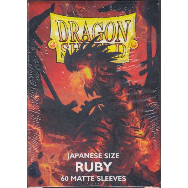 Dragon Shield Matte Sleeves - Ruby (60 Sleeves)