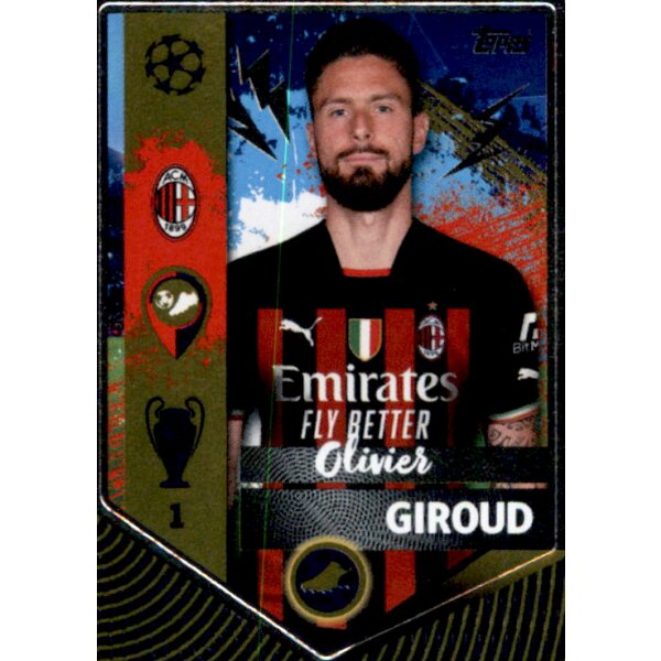 Sticker 40 Olivier Giroud (Golden Goalscorer) - AC Milan