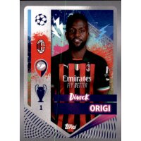 Sticker 42 Divock Origi - AC Milan