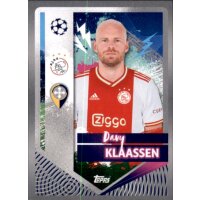 Sticker 52 Davy Klaassen - AFC Ajax
