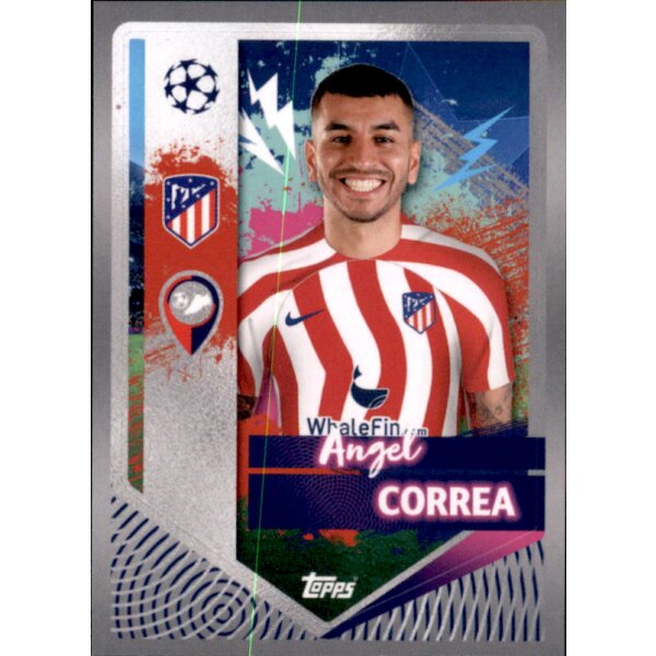 Sticker 76 Angel Correa - Atletico de Madrid