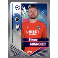 Sticker 153 Simon Mignolet - Club Brugge