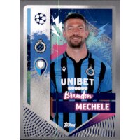 Sticker 155 Brandon Mechele - Club Brugge