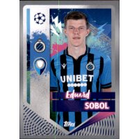 Sticker 156 Eduard Sobol - Club Brugge