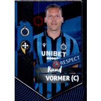 Sticker 163 Ruud Vormer (Captain) - Club Brugge
