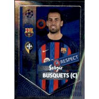 Sticker 197 Sergio Busquets (Captain) - FC Barcelona