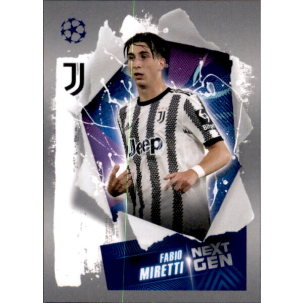 Sticker 295 Fabio Miretti (Next Gen) - Juventus