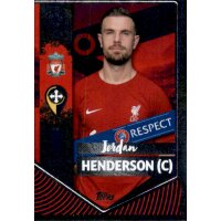 Sticker 305 Jordan Henderson (Captain) - Liverpool FC