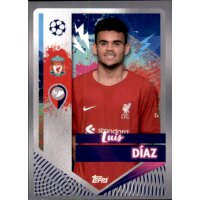 Sticker 308 Luis Diaz - Liverpool FC
