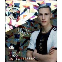 GLITZER Karte 6 - Jnico Schlotterbeck - WM 2022 REWE